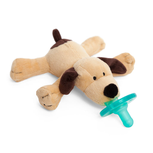 used WubbaNub Pacifier, Brown Puppy