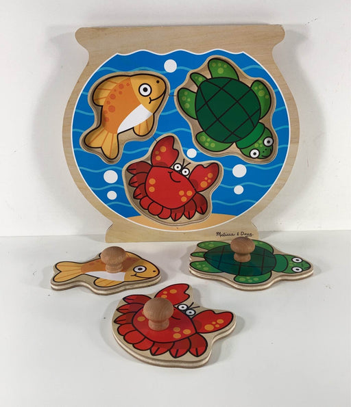 secondhand Melissa & Doug Jumbo Knob Puzzle