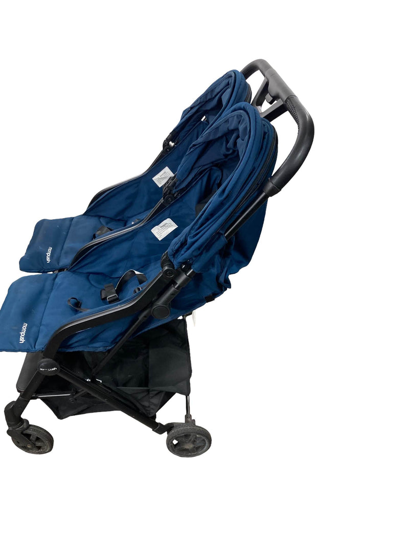 Mompush Lithe Double Stroller, 2021, Navy