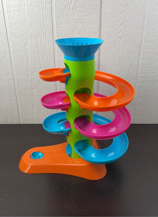 used Fat Brain Toys RollAgain Tower, -balls not included