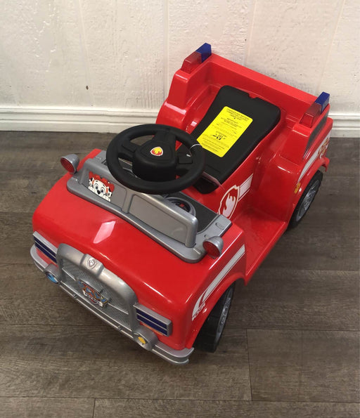 used Huffy Paw Patrol Marshall 6V Ride On Toy