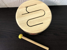 secondhand Plan Toys Solid Wooden Drum