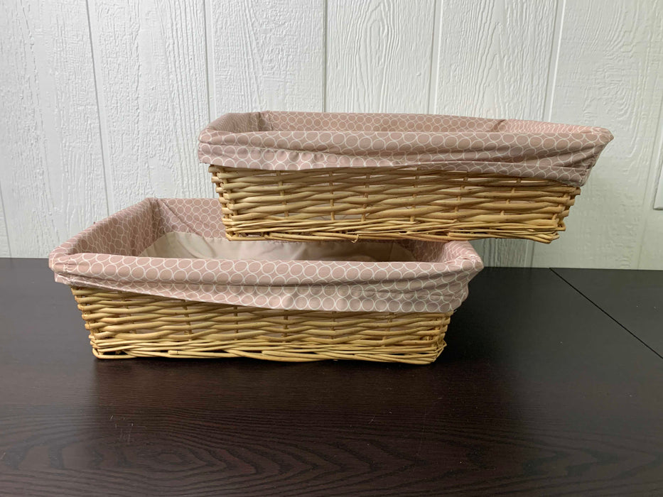 secondhand BUNDLE Storage Baskets