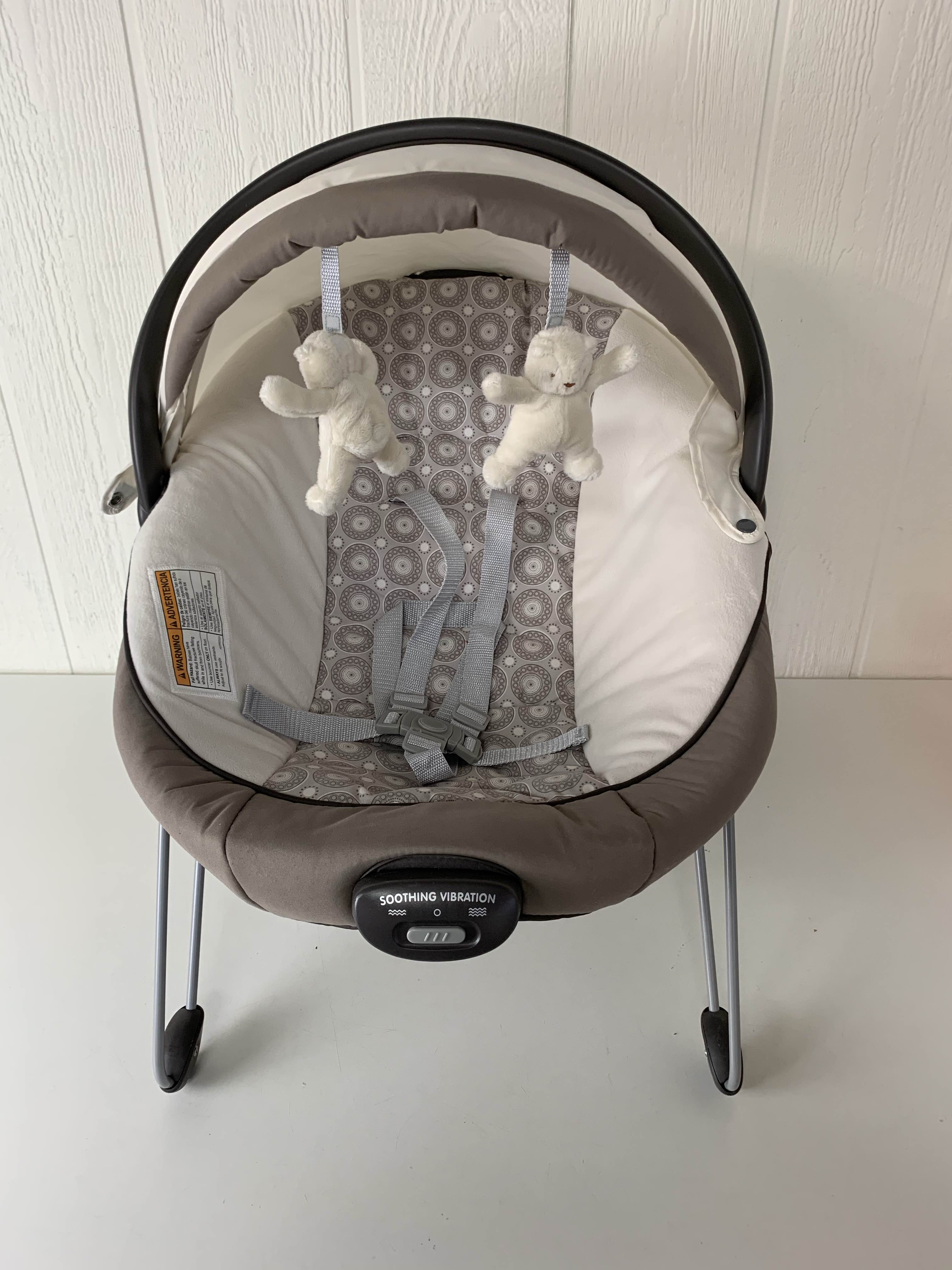 Graco Removable Bouncer Seat For Soothing System Gliding Baby Swing