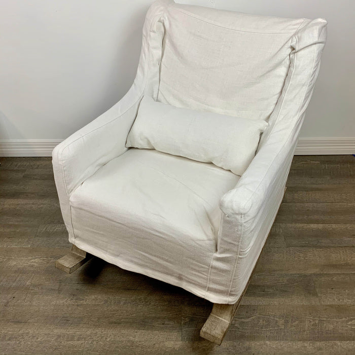 used Restoration Hardware Slipcovered Rocker