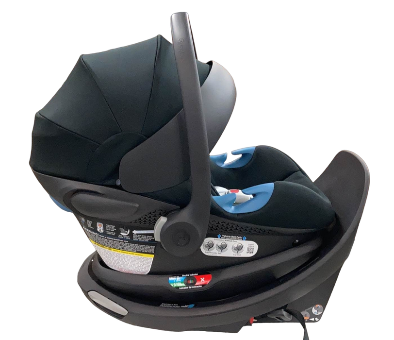 Shop Cybex Aton G Swivel Infant Car Seat and Base, 2023, Moon Black at GoodBuy Gear