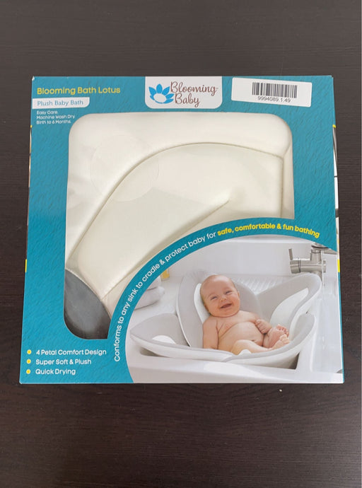 used Blooming Bath Baby Bath Lotus, Yellow/White/Grey