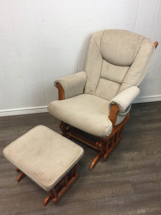 used Glider With Ottoman