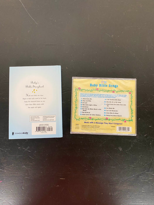 secondhand BUNDLE Baby’s First Bible And Bible Songs CD