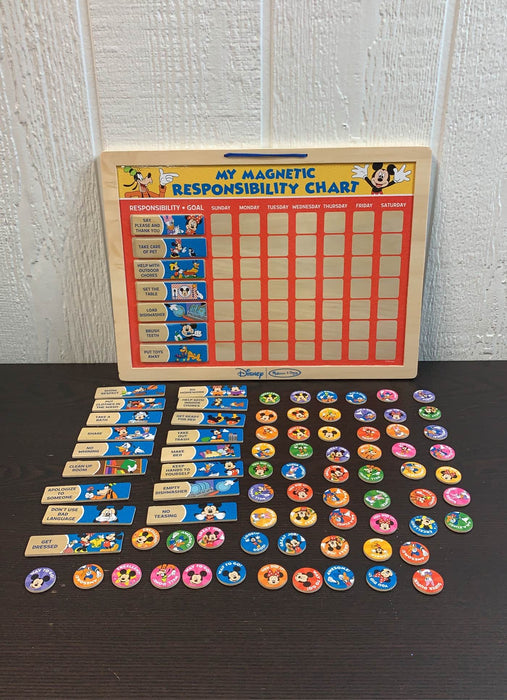 used Melissa & Doug Magnetic Responsibility Chart