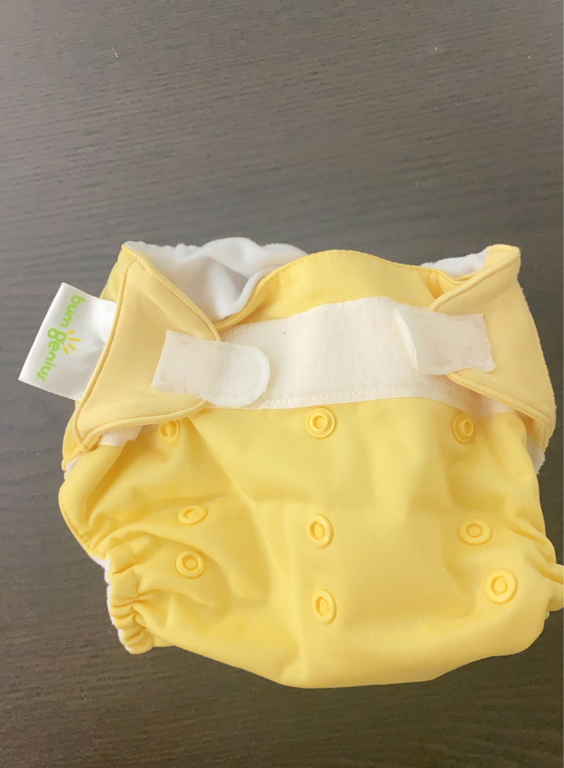 BUNDLE bumGenius Hook And Loop Diapers With Inserts, Set of 6