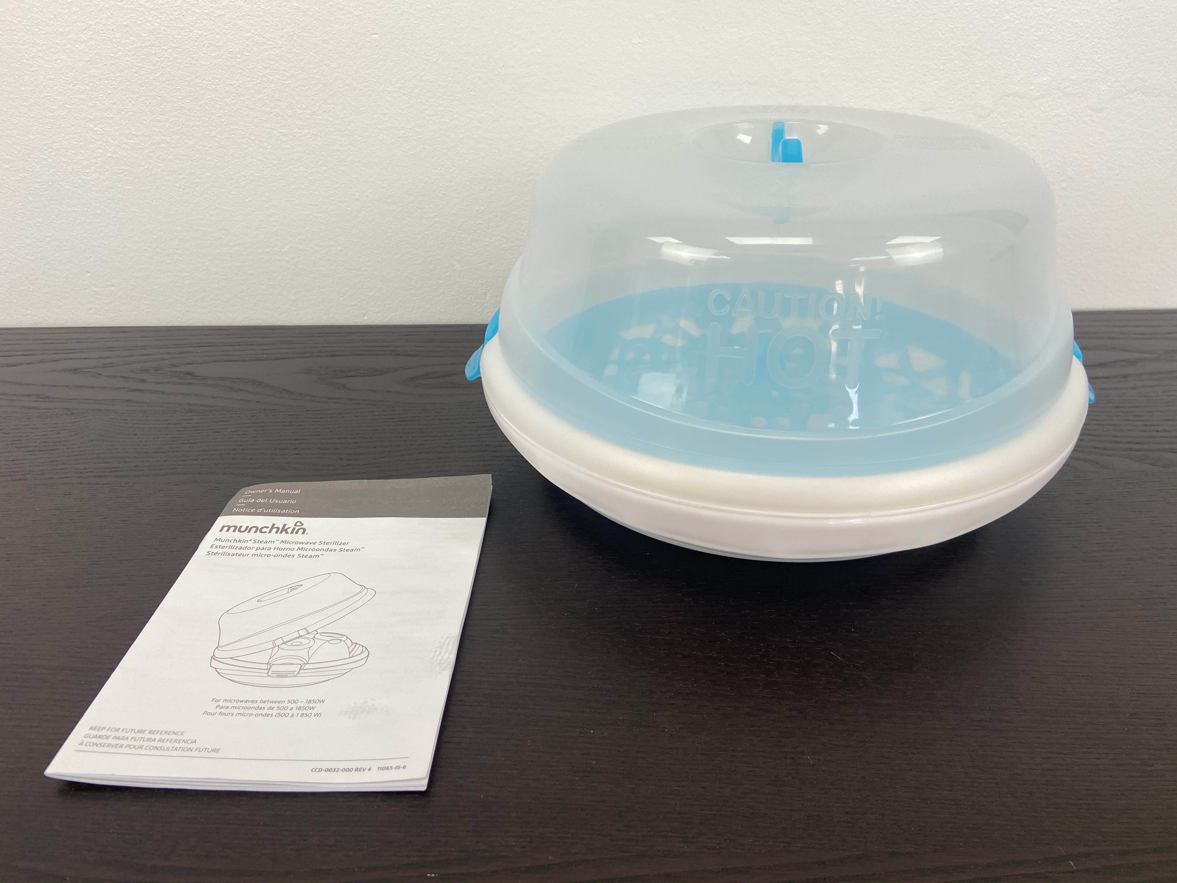 Munchkin microwave hot sale sterilizer manual