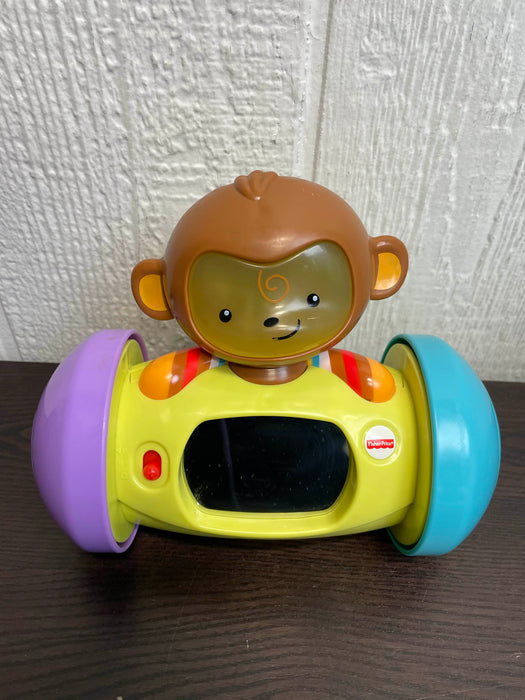 used Fisher Price My Little SnugaMonkey 1-2-3 Crawl-Along Monkey