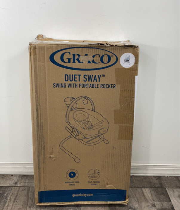 secondhand Graco Duet Sway Swing With Portable Bouncer, Roam