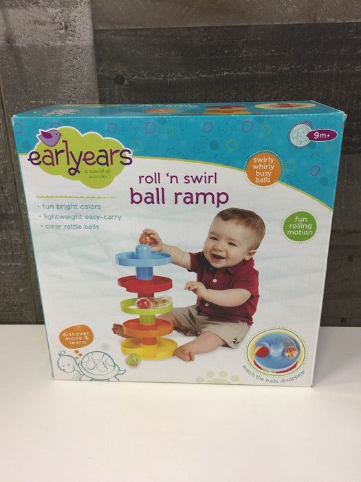 secondhand Earlyears Roll ‘n Swirl Ball Ramp