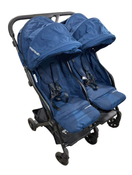 used Mompush Lithe Double Stroller, Navy, 2021