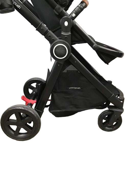 used Mompush Ultimate 2 Baby Stroller Only, 2023, Black with Black Frame