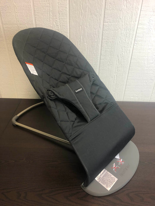 used BabyBjorn Bouncer Bliss, Black Cotton