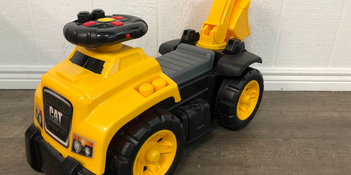 Mega Bloks CAT Ride On with Excavator
