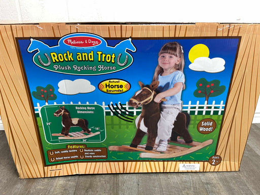 used Melissa & Doug Plush Rocking Horse