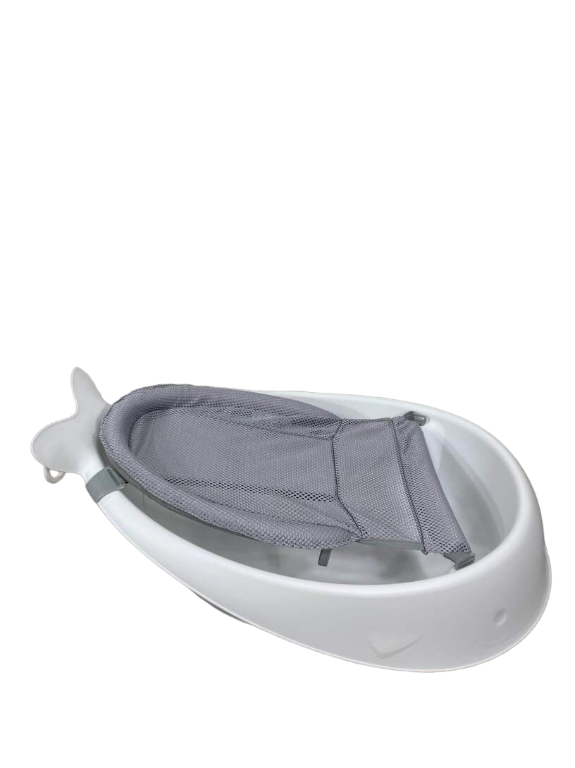 Skip Hop Moby Bath Smart Sling 3-Stage Bathtub, White