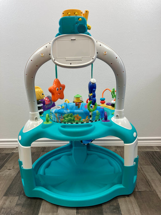 secondhand Baby Einstein 2-in-1 Lights & Sea Activity Gym & Saucer