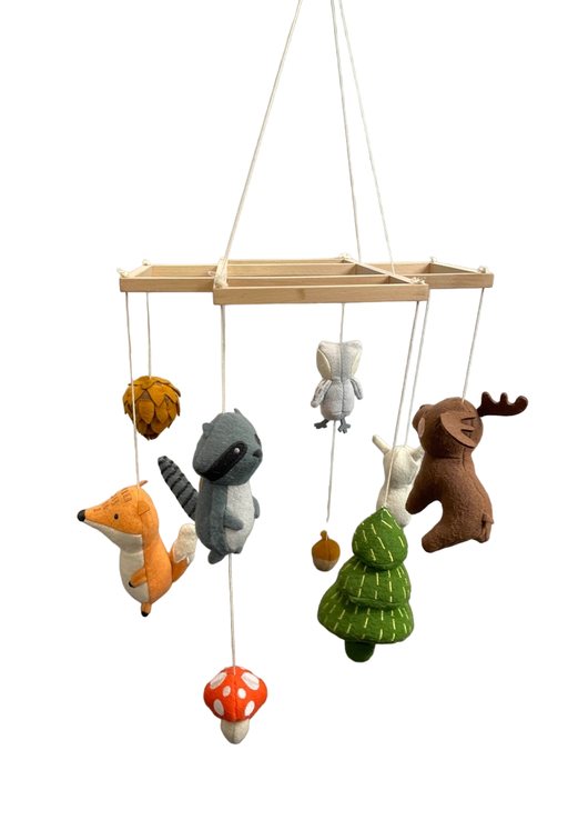 used Crate & Kids Woodland Animal Baby Mobile