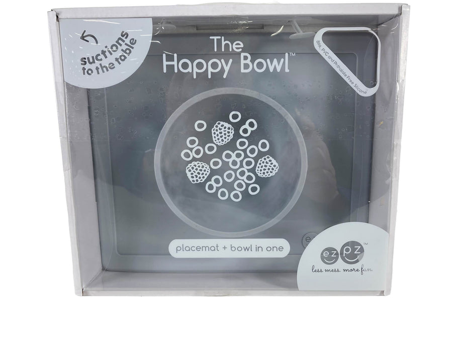 used ezpz Happy Bowl, Pewter