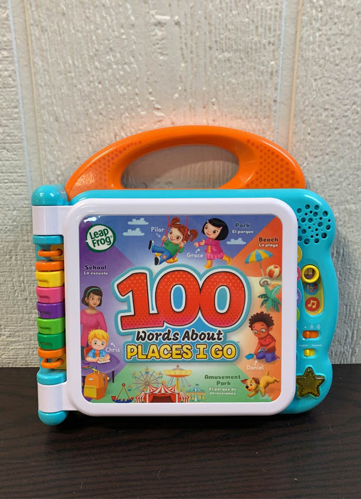 used Leap Frog 100 Words About Places I Go Book