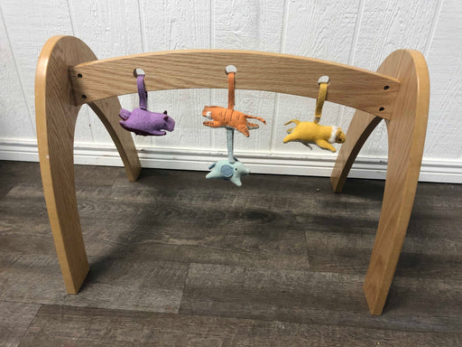 used Crate & Kids Wee Workout Wooden Baby Gym