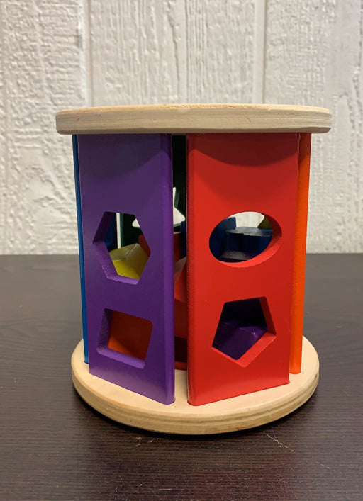 used Melissa & Doug Match and Roll Shape Sorter