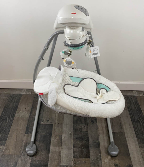 secondhand Fisher Price Cradle 'n Swing, My Little Lamb
