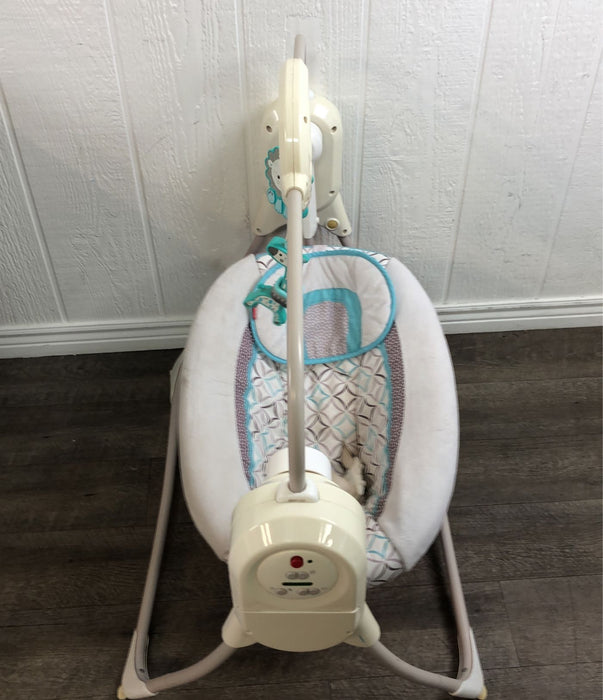 secondhand Fisher Price Power Plus Space Saver Cradle ‘n Swing