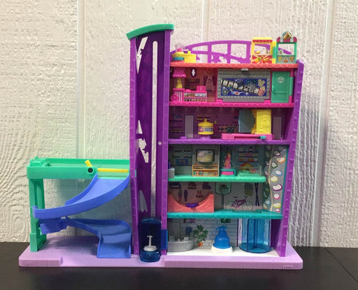 used Polly Pocket Pollyville Mega Mall Playset
