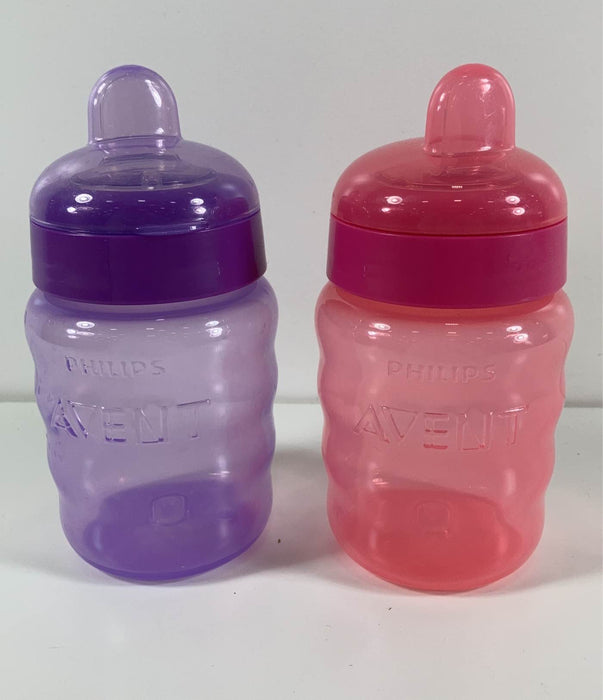 used Philips Avent Sippy Cups, 2 Pack