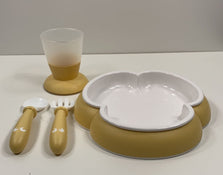 used BabyBjorn Feeding Set, Powder Yellow