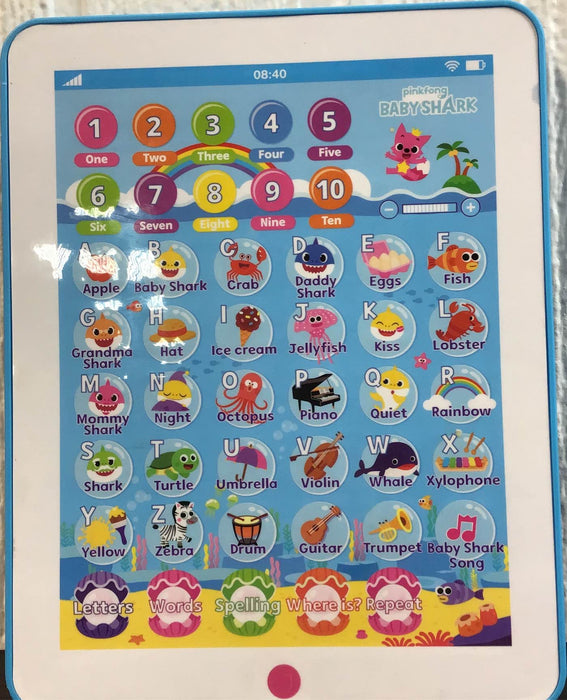 used Pinkfong Baby Shark Tablet