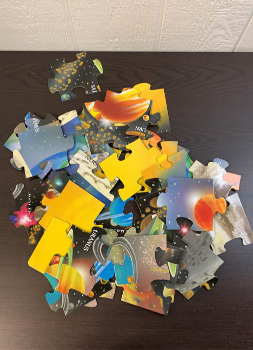 secondhand Melissa & Doug Floor Puzzle, solar system