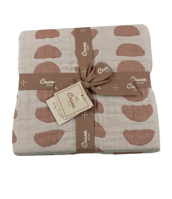 Shop Crane Baby Cotton Muslin Jacquard Blanket, Copper Moon at GoodBuy Gear