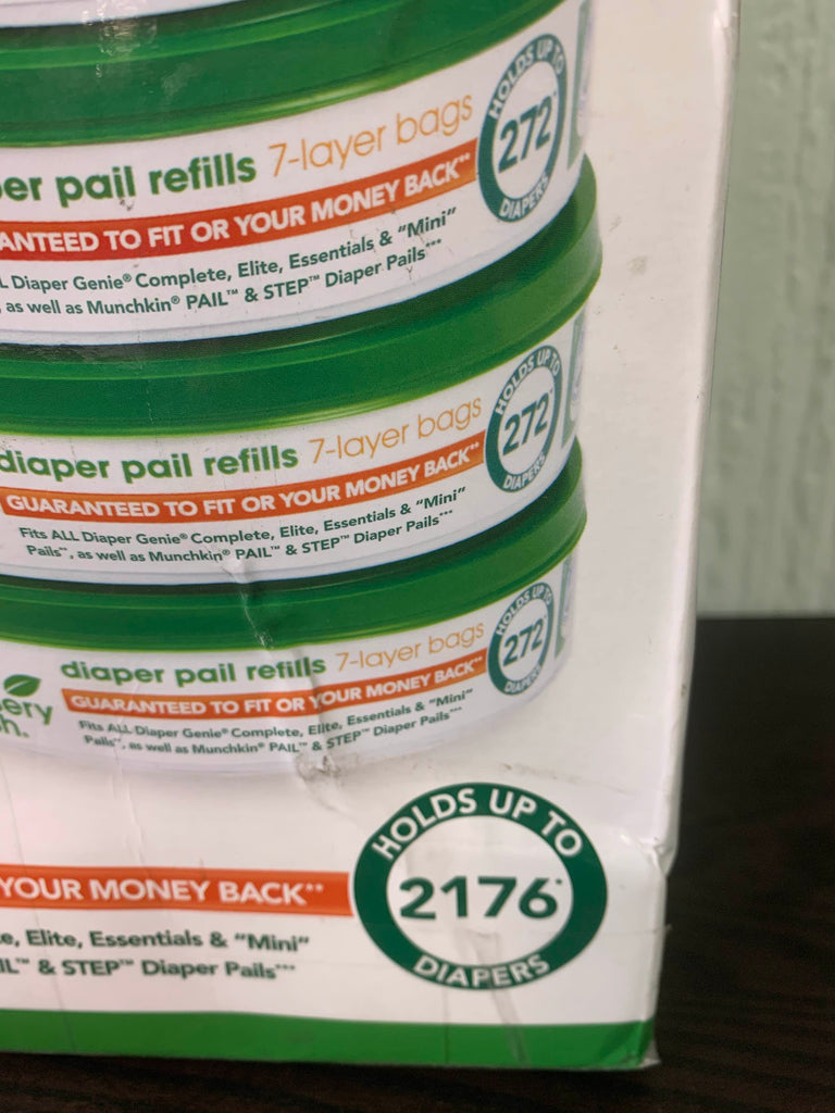 Munchkin Nursery Fresh Diaper Pail Refills, 8 pack