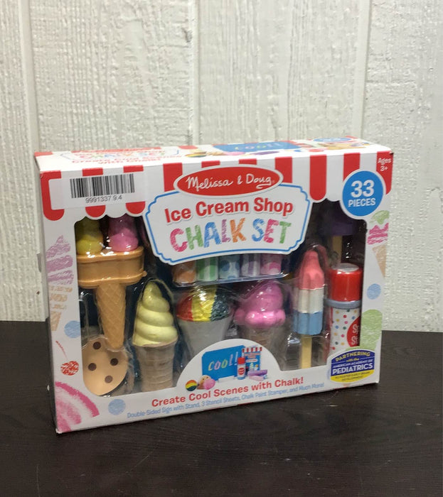 used Melissa & Doug Ice Cream Chalk Set