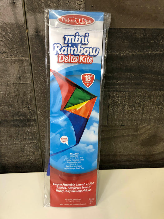 Melissa & Doug Mini Rainbow Delta Kite