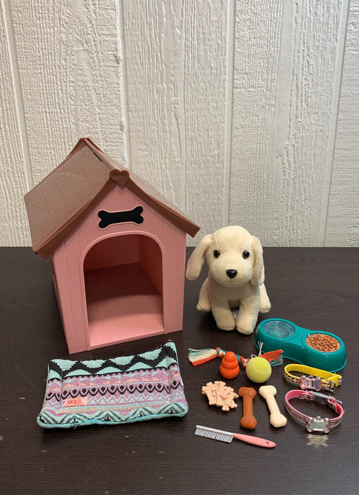 used Our Generation Puppy House Dog House Accessory Playset for 18" Dolls