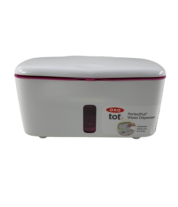 used OXO Tot Perfect Pull Wipes Dispenser, Pink