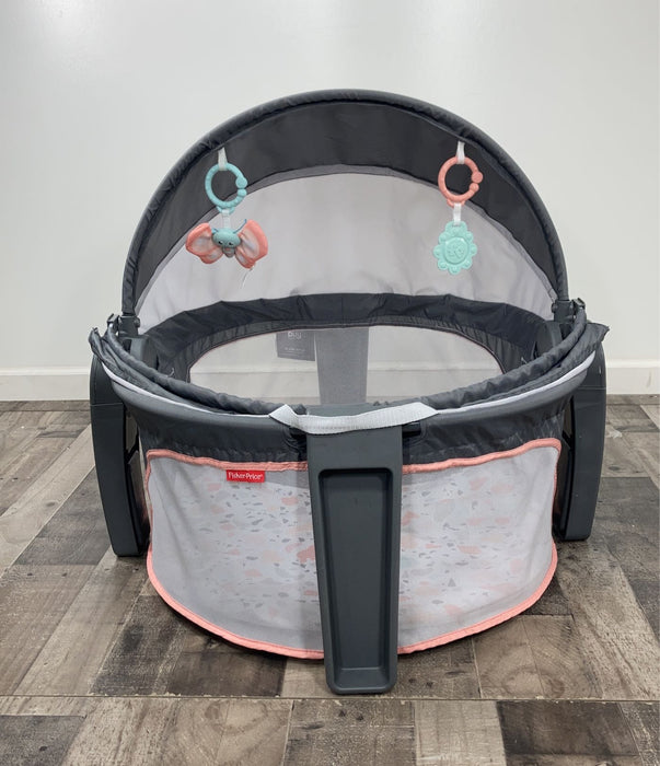 used Fisher Price On-the-Go Baby Dome, Pink Pacific Pebble