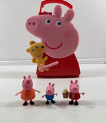 secondhand Peppa Pig Peppa’s Carry-Along Friends Case Toys