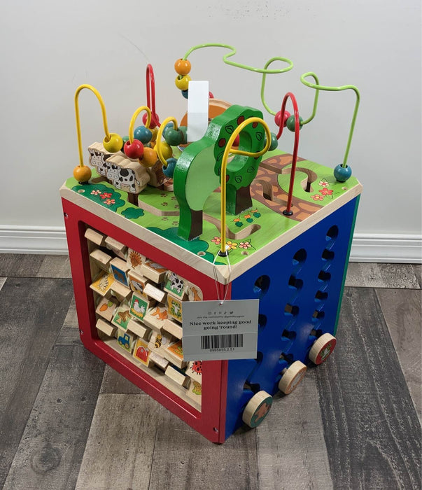 secondhand Battat Wooden Activity Cube