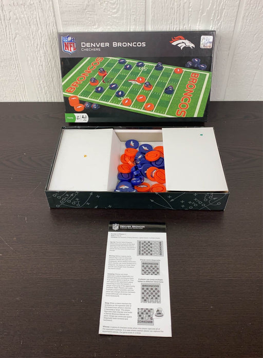 used Masterpieces NFL Denver Broncos Checkers