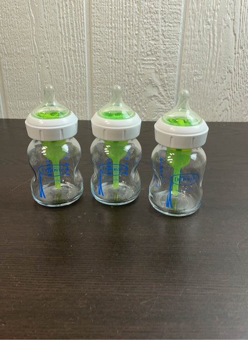 used BUNDLE Dr. Brown’s Glass Narrow Baby Bottles