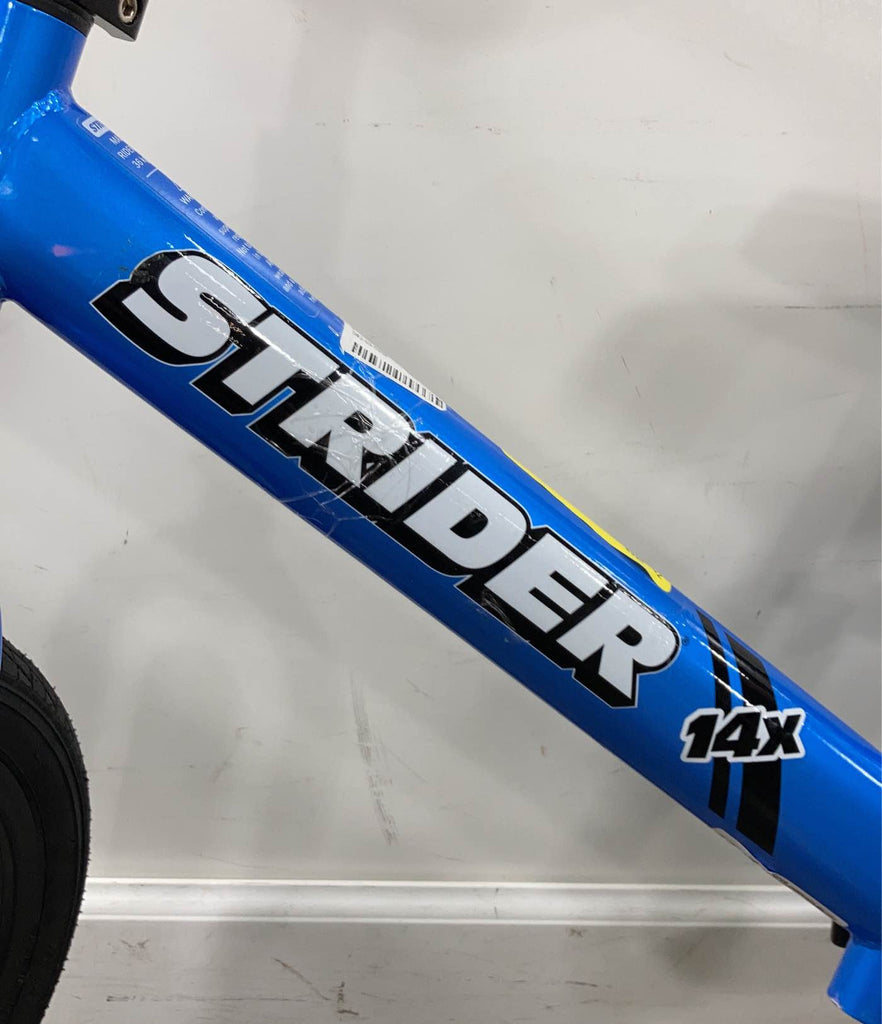 Strider Balance Bike 14x, Awesome Blue
